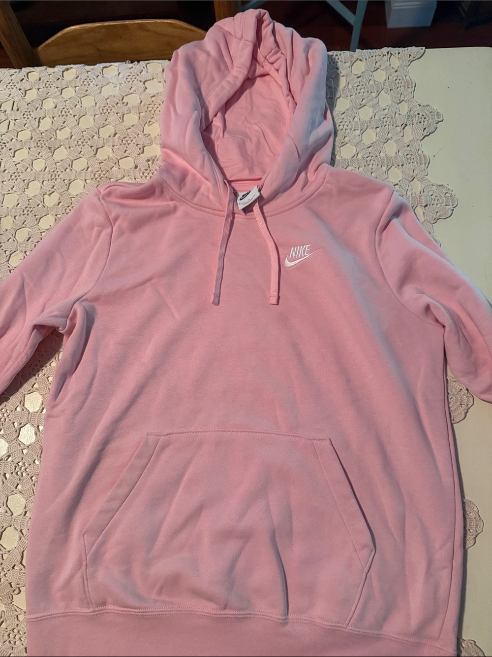 Nike Light Pink Pullover Hoodie